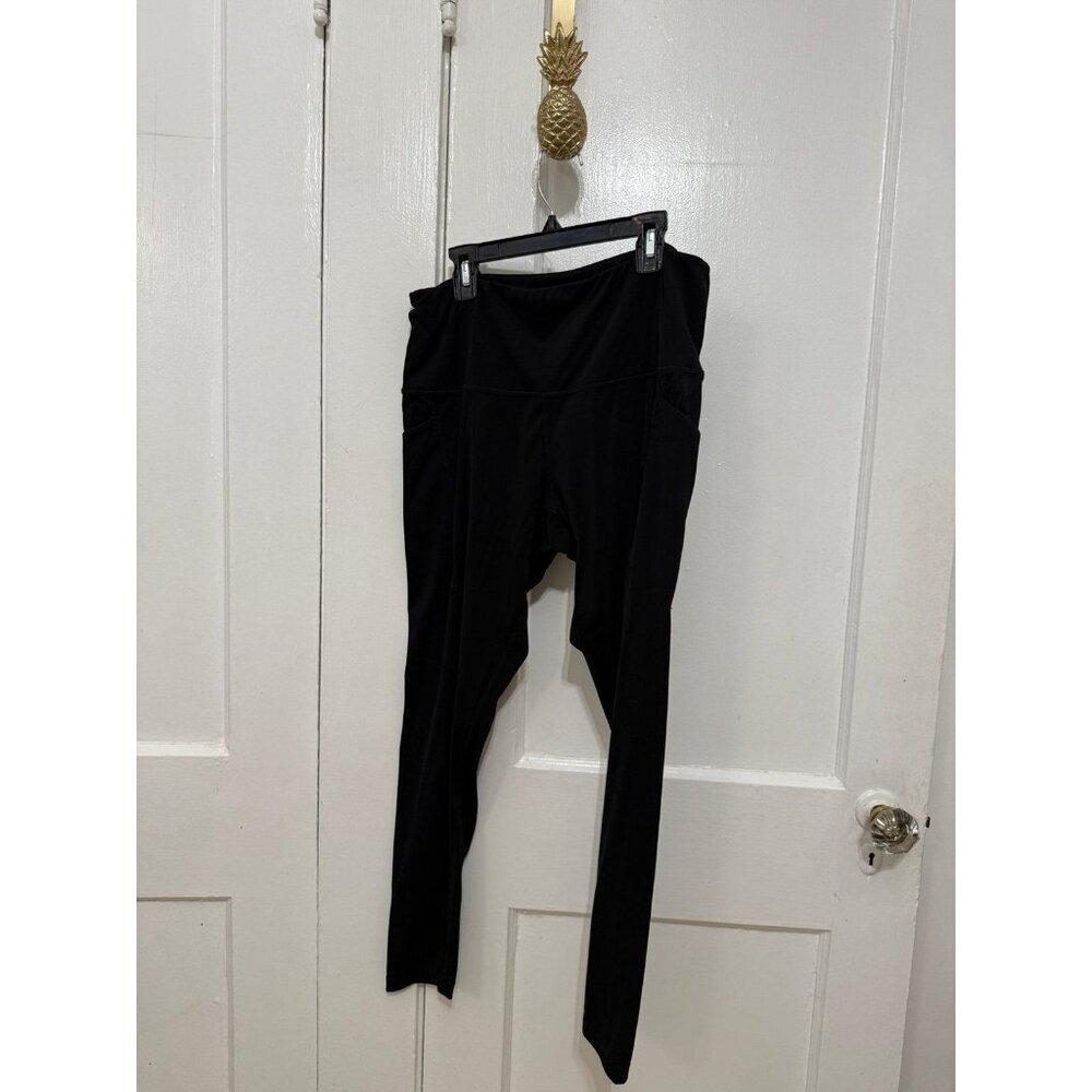 Love & Sports Black High-Rise Active Leggings XL (16–18)